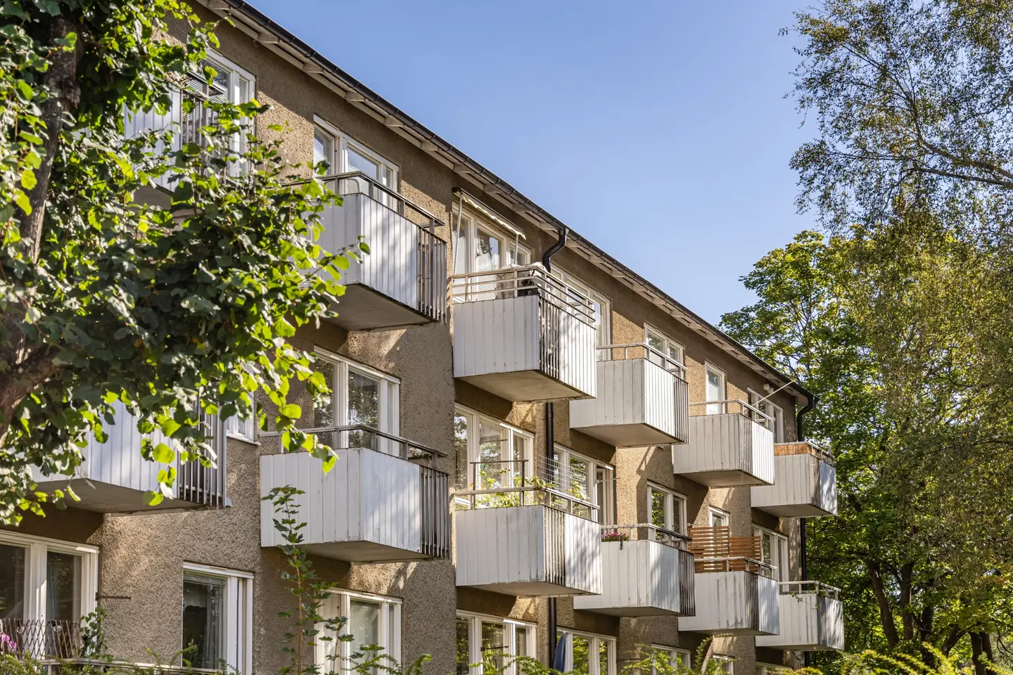 Balkongerna på hus 10