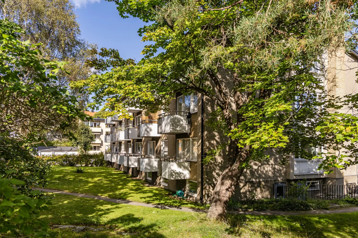 Gården i sommargrönska