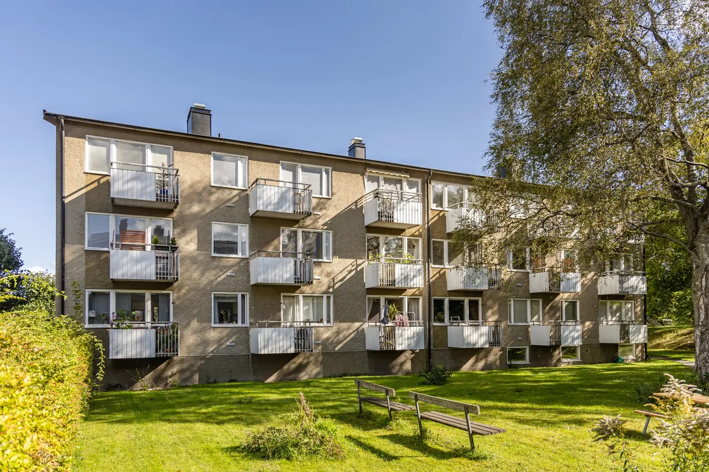 Sturevägen 10 sedd från gården